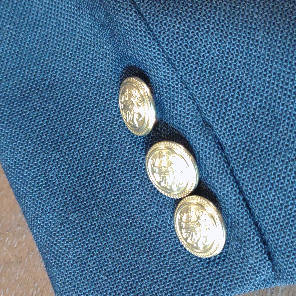 NWoT Navy 🔵 Sports Coat Blazer Size 4.   Tossing in new White shirt - Picture 5 of 5